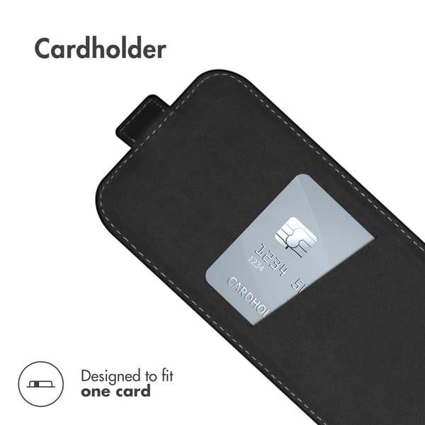 Accezz Flip-etui til Apple iPhone 16 - Sort