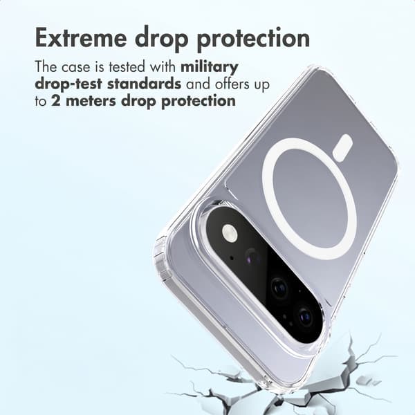 Accezz Xtreme Impact Baksida MagSafe för Google Pixel 11 Pro - Transparent