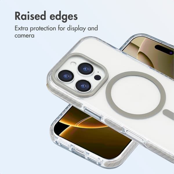 imoshion Combat MagSafe bagsidecover til Apple iPhone 16 Pro - Grå