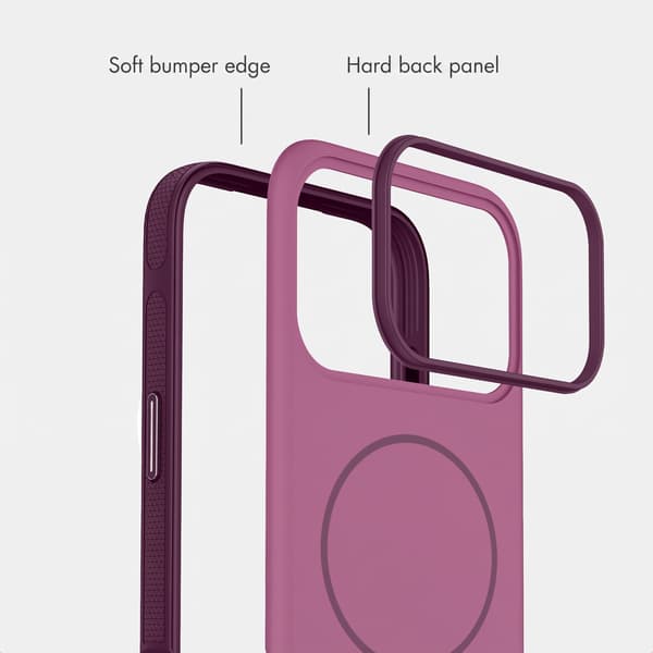 imoshion Color bagsidecover med Thin MagSafe Ring til Apple iPhone 18 Pro Max / 17 Pro Max - Lilla