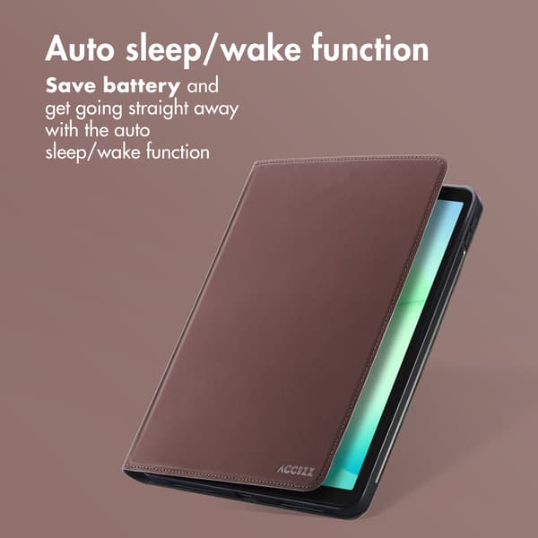 Accezz Classic tablet-etui til Samsung Galaxy Tab A11 Plus - Brun