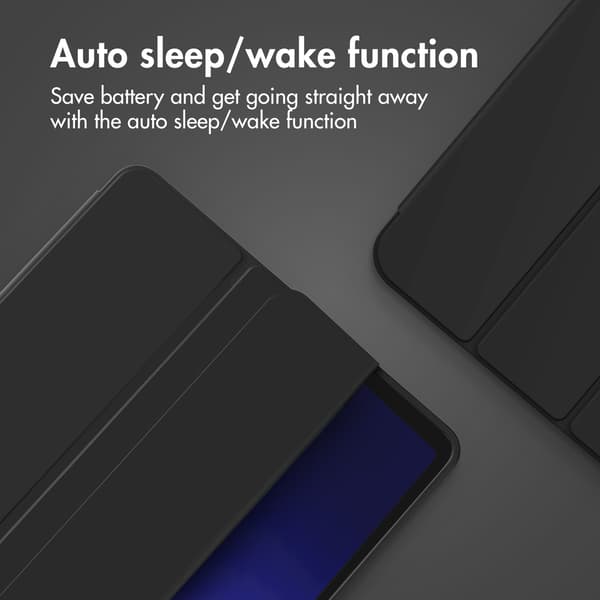 Accezz Smart silicone bogomslag til Samsung Galaxy Tab A9 Plus - Sort