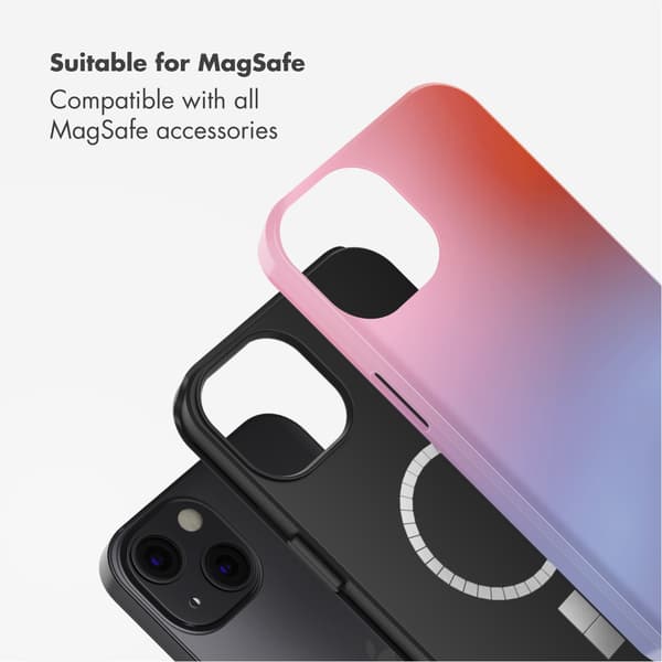 Selencia Vivid Baksida med MagSafe för Apple iPhone 13 - Gradient Soft Blush