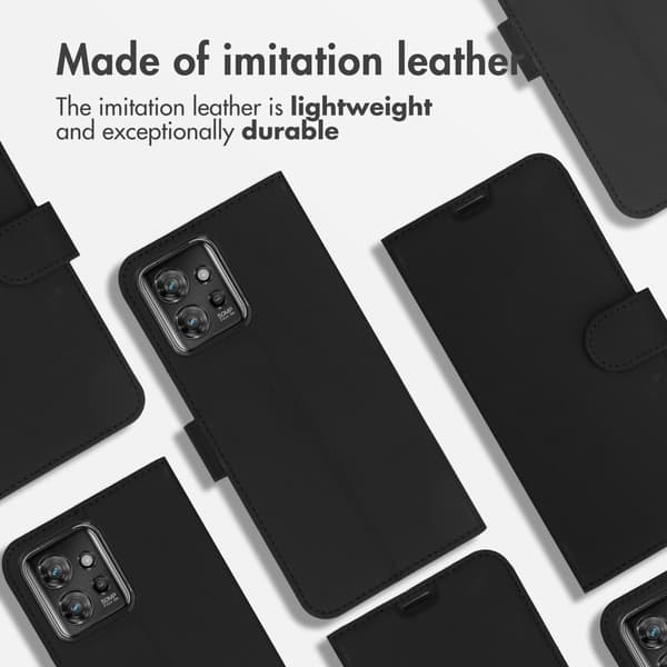 Accezz Wallet softcase bogomslag til Motorola ThinkPhone - Sort