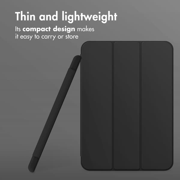 Accezz Smart silicone bogomslag til Samsung Galaxy Tab A9 Plus - Sort
