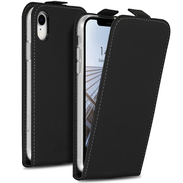 Accezz Flip-etui til Apple iPhone Xr - Sort