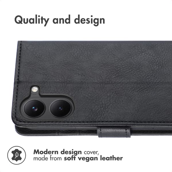 Luksus bogomslag til Xiaomi Poco X8 Pro - Sort