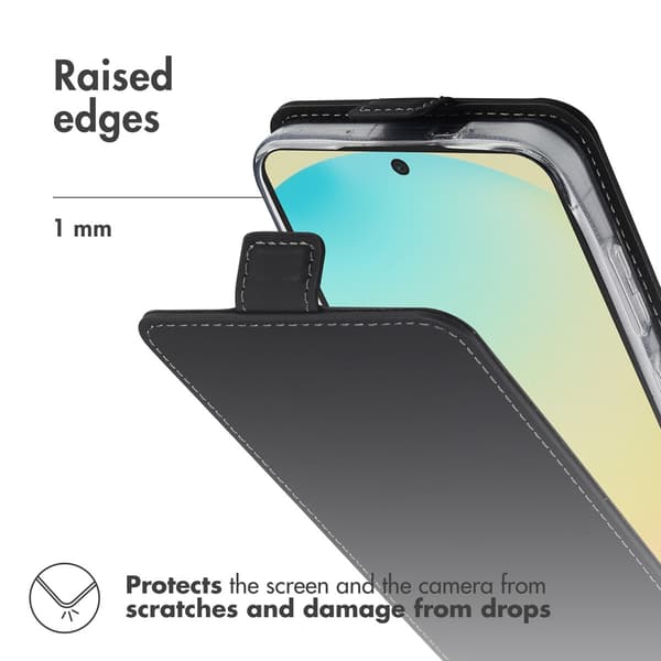 Accezz Flip-etui til Samsung Galaxy S25 FE - Sort