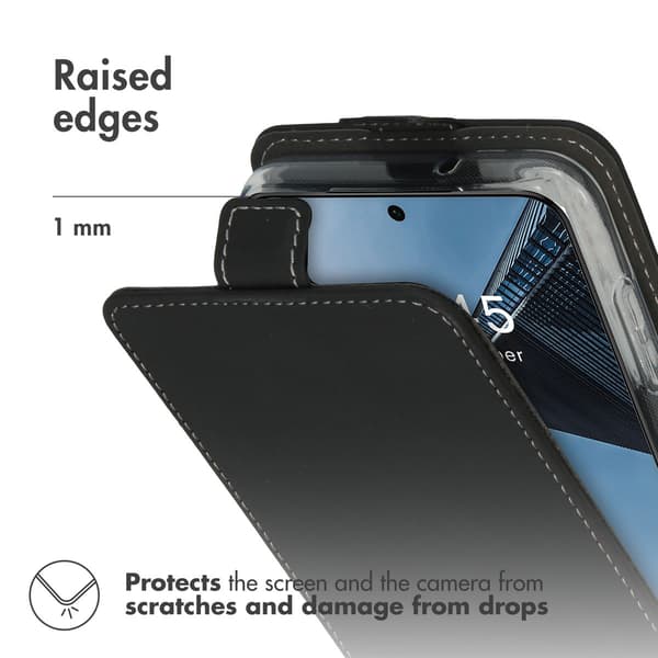 Accezz Flip-etui til Samsung Galaxy S23 - Sort