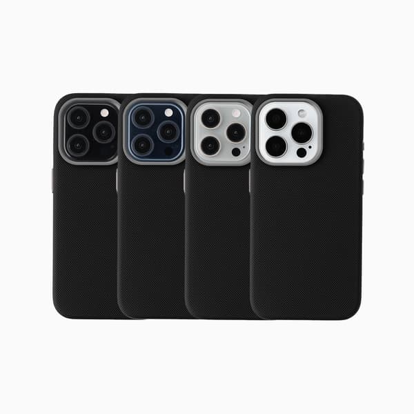 Accezz Mesh bagsidecover med MagSafe til Apple iPhone 15 Pro - Sort