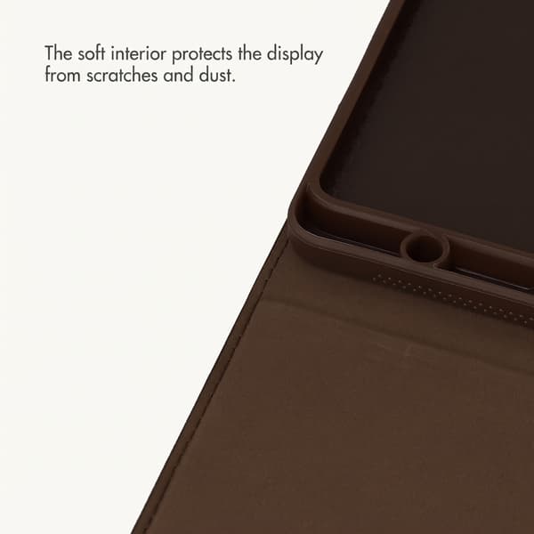Selencia Croco bokfodral för Samsung Galaxy Tab A11 Plus / A9 Plus - Choco Brown