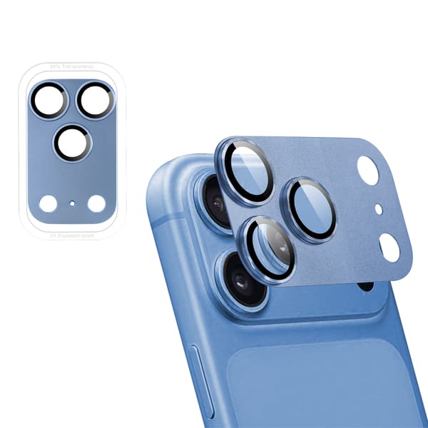 imoshion Kameraskydd glas 2-packför Apple iPhone 18 Pro - Ljusblå