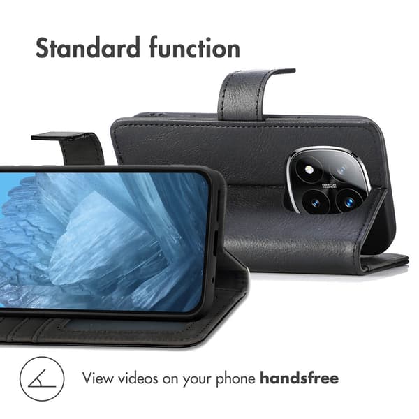 imoshion Luksus bogomslag til Xiaomi Redmi Note 14 Pro (4G) - Sort