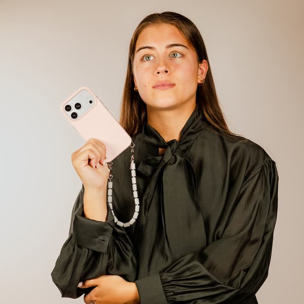 imoshion Quartz telefonkæde - Hvid