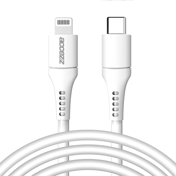 Accezz Lightning to USB-C cable - MFi certification - 2 metres - White