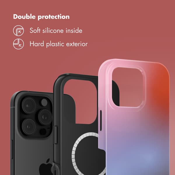 Selencia Vivid Baksida med MagSafe för Apple iPhone 16 Pro Max - Gradient Soft Blush