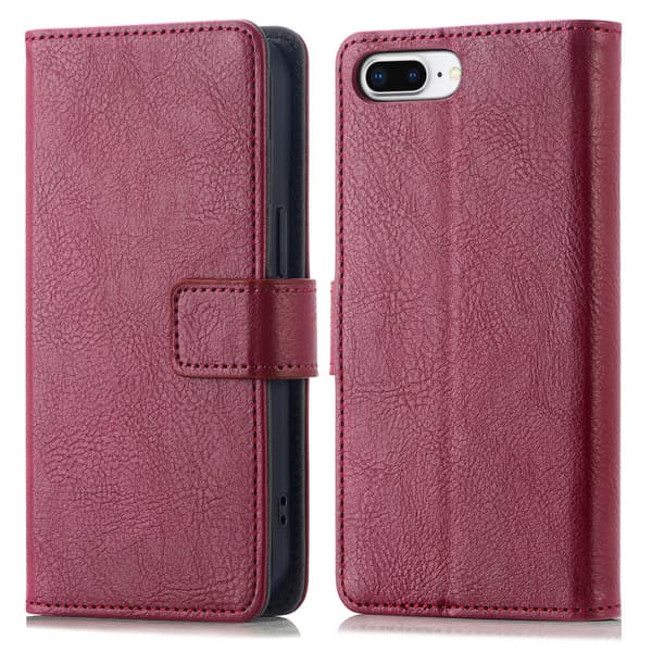 imoshion Lyxigt bokfodral för Apple iPhone 8 Plus / 7 Plus - Bordeaux