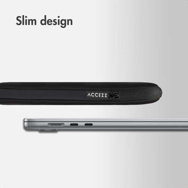 Accezz Laptop sleeve 15-16 tommer - Sort