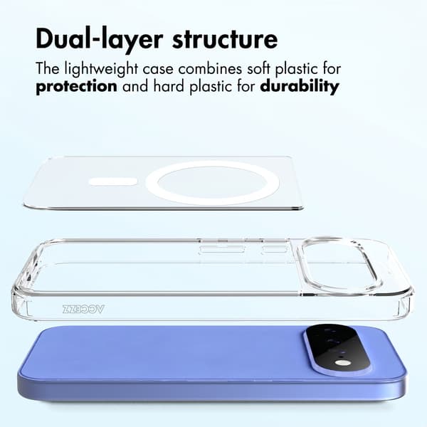 Accezz Xtreme Impact Baksida MagSafe för Google Pixel 11 - Transparent