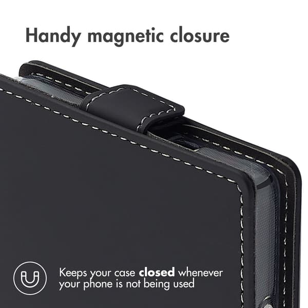 Accezz Flip-etui til Samsung Galaxy S25 Ultra - Sort