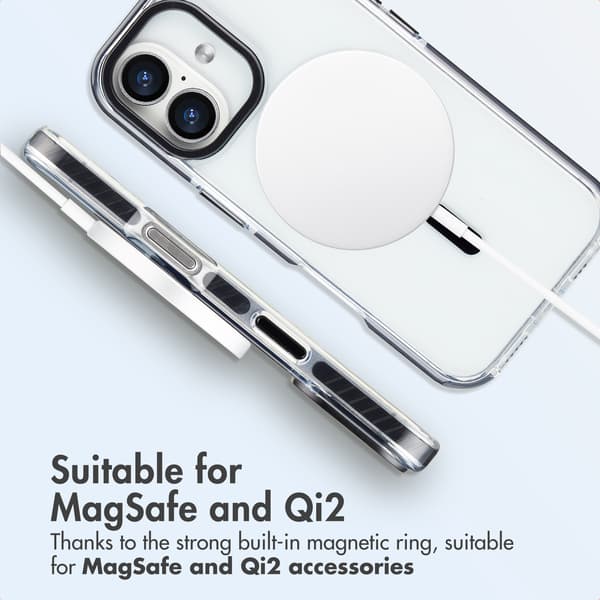 imoshion Combat MagSafe bagsidecover til Apple iPhone 16 - Sort