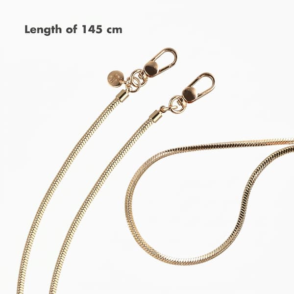 Selencia Sleek Chain (extra långt snöre 145 cm) - Gold