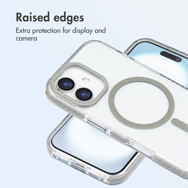 imoshion Combat MagSafe bagsidecover til Apple iPhone 16 - Grå
