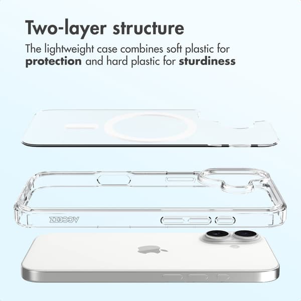 Accezz Xtreme Impact Baksida MagSafe för Apple iPhone 17 - Transparent