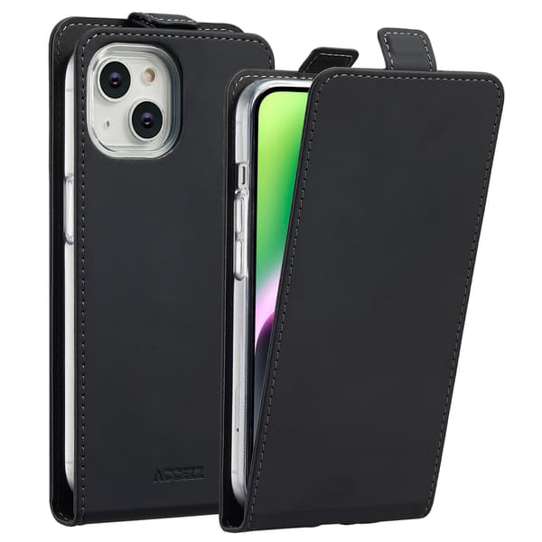 Accezz Flipfodral för Apple iPhone 14 - Svart