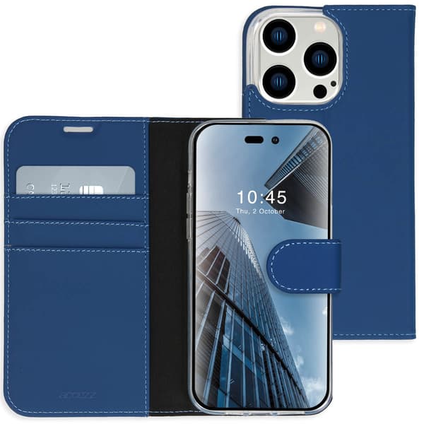 Accezz Wallet softcase bogomslag til Apple iPhone 14 Pro Max - Mørkeblå