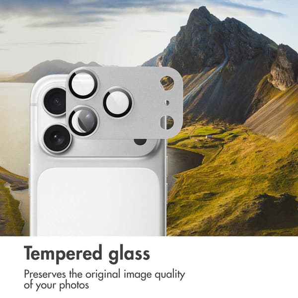 imoshion Kameraskydd glas 2-packför Apple iPhone 17 Pro - Silver