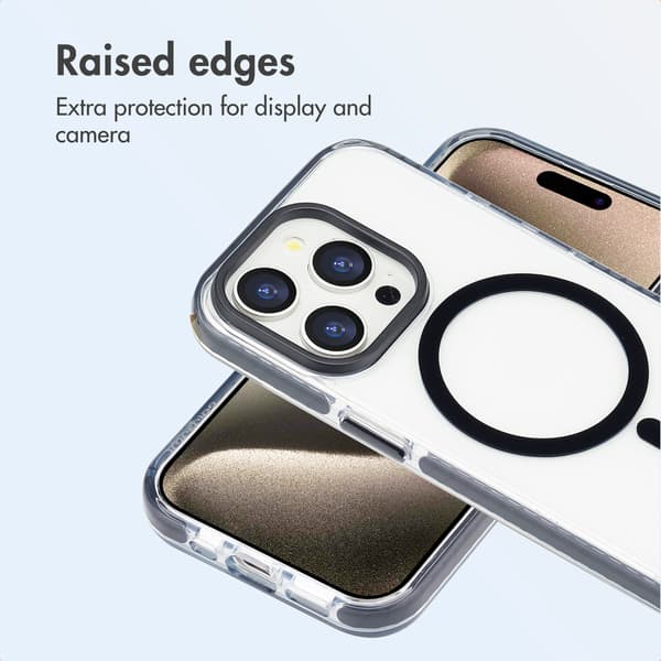 imoshion Combat MagSafe bagsidecover til Apple iPhone 15 Pro - Sort