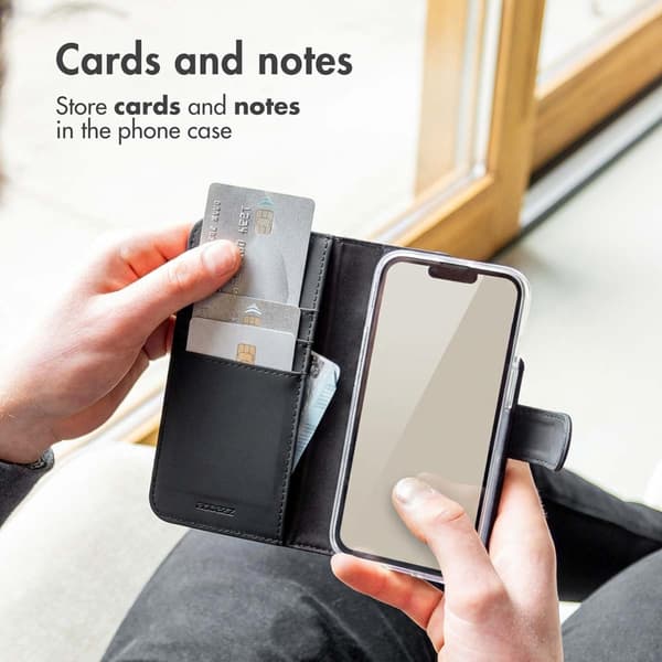 Accezz Wallet softcase bogomslag til Apple iPhone 11 - Sort