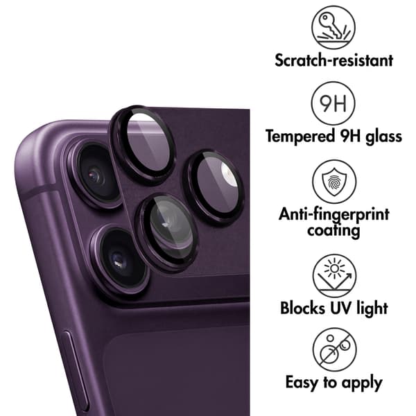 imoshion Kameraskydd glas 2-packför Apple iPhone 18 Pro Max - Plum