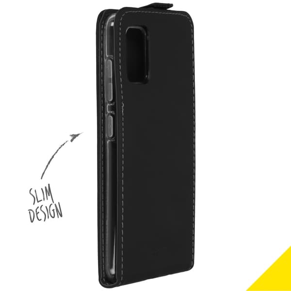 Accezz Flip-etui til Samsung Galaxy A41 - Sort