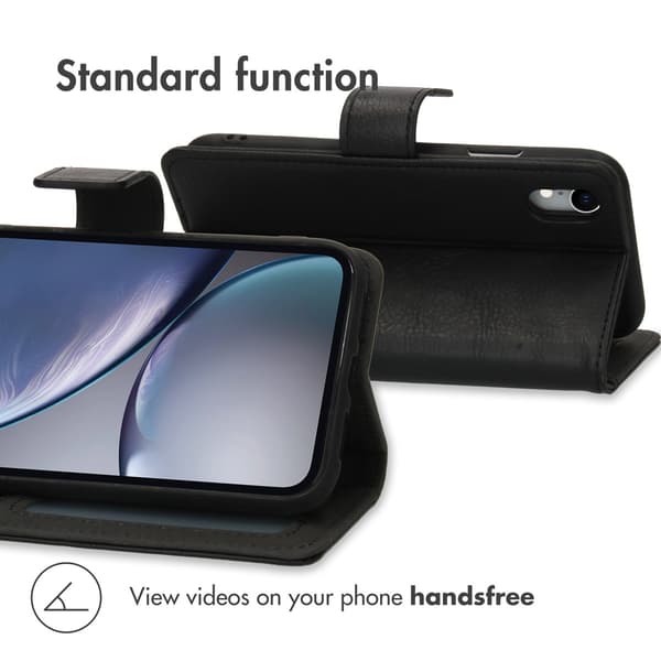 imoshion Luksus bogomslag til Apple iPhone Xr - Sort