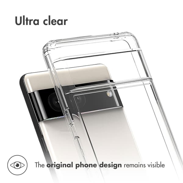 Accezz Xtreme Impact bagside-cover til Google Pixel 7 - Transparent