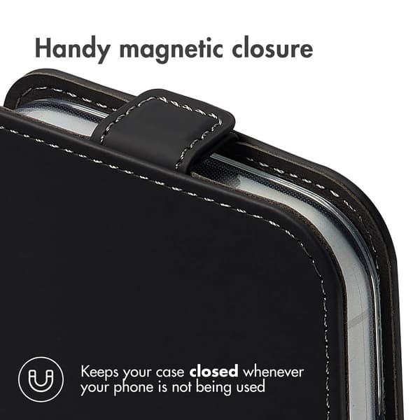Accezz Flip-etui til Apple iPhone 17 - Sort