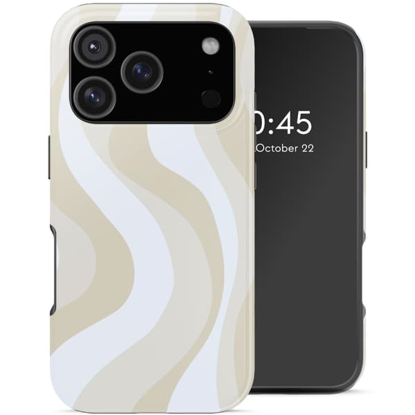 Selencia Vivid Baksida för Apple iPhone 18 Pro Max / 17 Pro Max - Desert Waves Beige