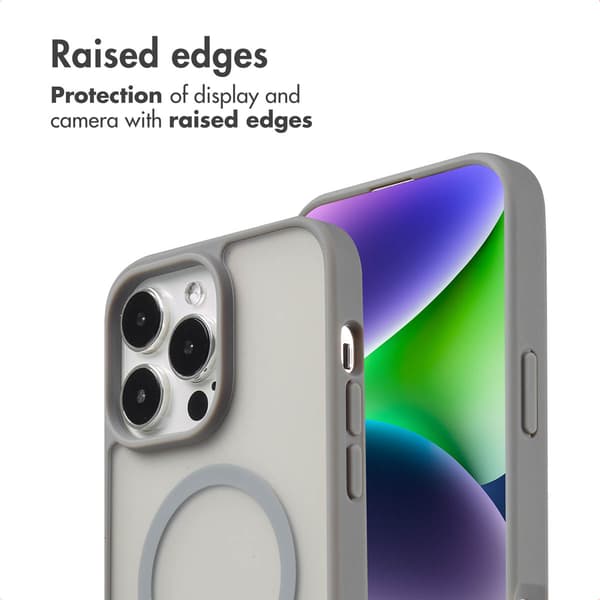 imoshion Color Guard bagside-cover MagSafe til Apple iPhone 14 Pro Max - Grå
