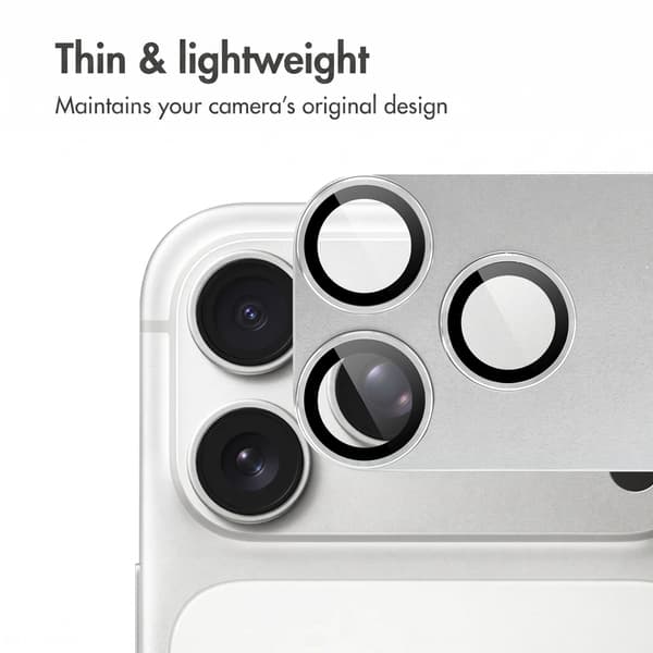 imoshion Kameraskydd glas 2-packför Apple iPhone 18 Pro Max - Silver