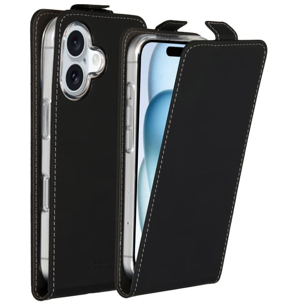 Accezz Flip-etui til Apple iPhone 16 - Sort