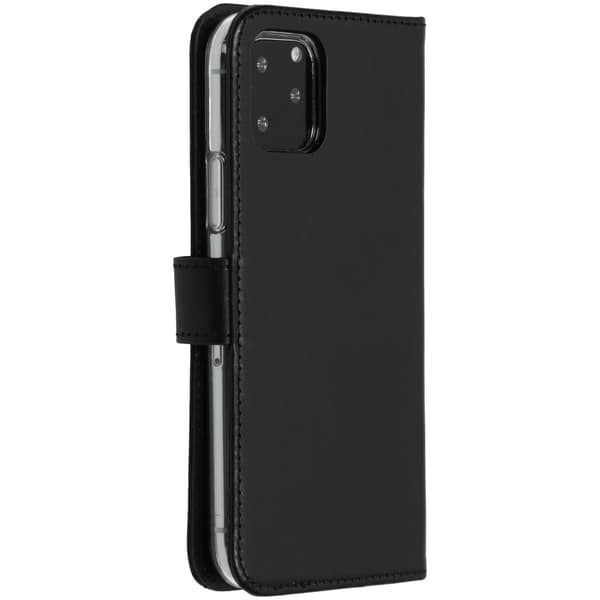 Selencia Ægte læder bogomslag til Apple iPhone 11 Pro - Sort
