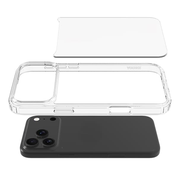 Accezz Xtreme Impact Baksida för Apple iPhone 17 Pro Max - Transparent