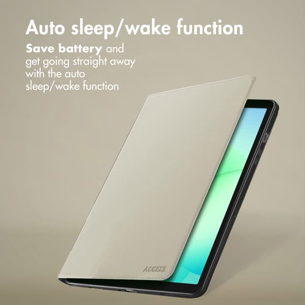 Accezz Classic tablet-etui til Samsung Galaxy Tab A11 Plus - Greige