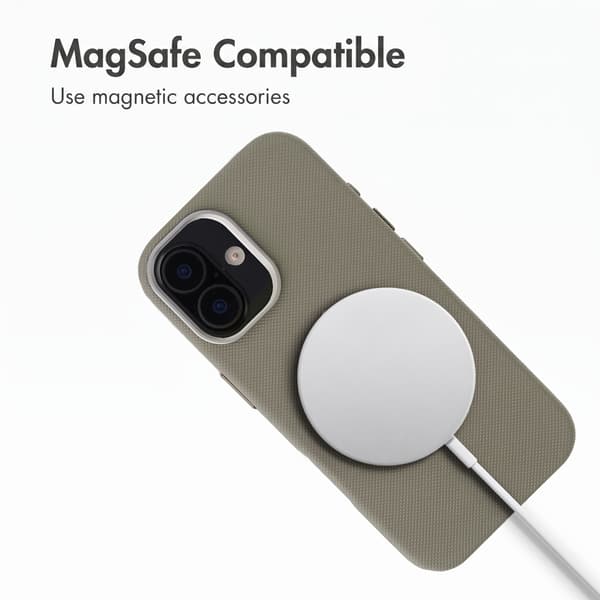 Accezz Mesh bagsidecover med MagSafe til Apple iPhone 17 - Mørkegrå