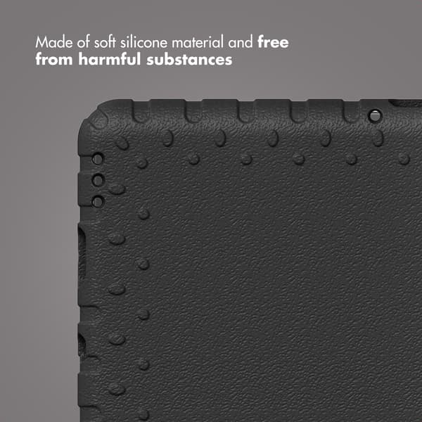 imoshion Kidsproof Back Cover With Handle for Samsung Galaxy Tab A7 Lite  - Black