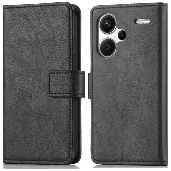 imoshion Luksus bogomslag til Xiaomi Redmi Note 13 Pro Plus (5G) - Sort