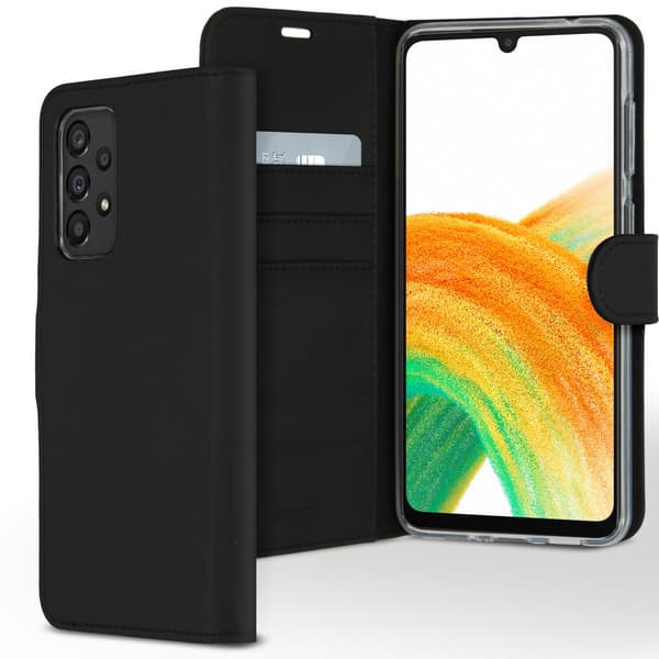 Accezz Wallet softcase bogomslag til Samsung Galaxy A33 - Sort
