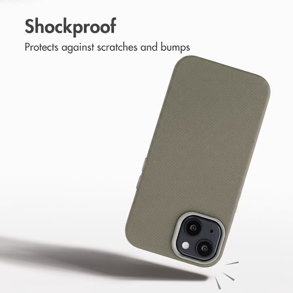 Accezz Mesh baksideskal med MagSafe för Apple iPhone 14 / 13 - Mörkgrå